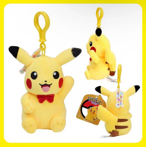 Pokemon pikachu plush bow - pokemon,