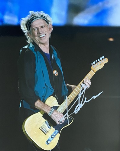 Keith richards autographed - keith,