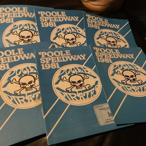 Speedway programmes poole - programmes, x