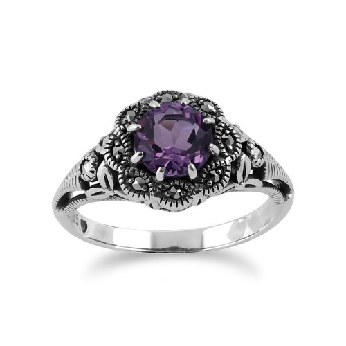 Art nouveau style round - nouveau,
