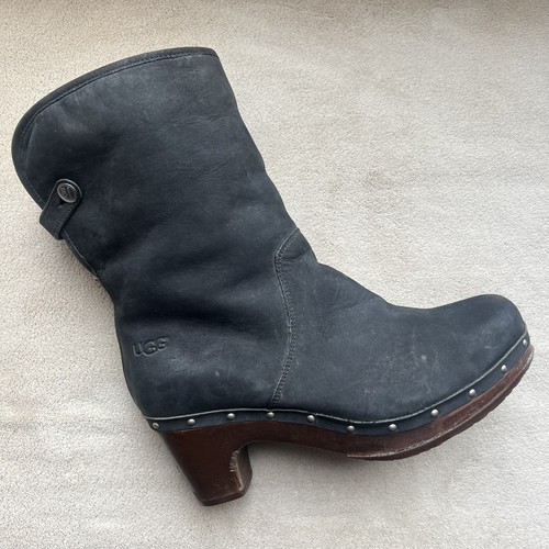 Ugg lynnea black suede boot - ugg,