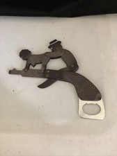 *NOVELTY BOTTLE OPENER* vintage Naughty Adult Bakelite Pistol Shape Breweriania