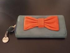 Antoni And Alison Purse Blue With Orange Bow