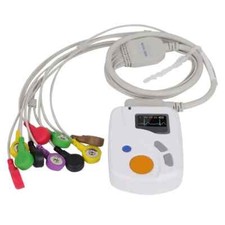 CE TLC6000 24 h OLED Dynamic Holter ECG 12-lead EKG Recorder Monitor+PC Software