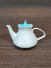 Poole pottery twin tone teapot - tone,
