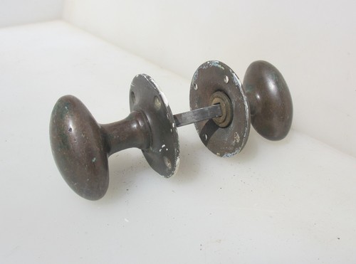 Victorian bronze door knobs - victorian,