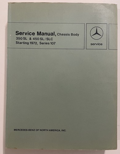 Mercedes chassis body service - chassis/body,