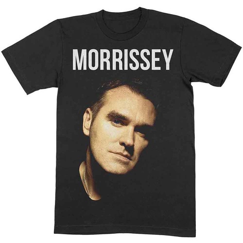 Morrissey face photo shirt - morrissey,