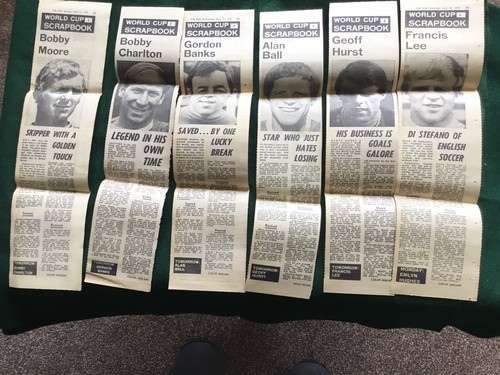 Rare world cup scrapbook 1970 - rare,