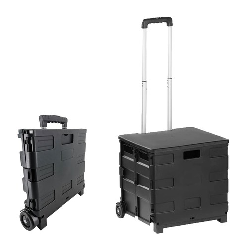 Folding shopping trolley - shopping, cart