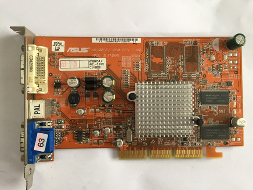 Asus a9200se 128m a - asus, a9200se/td/p/128m/a