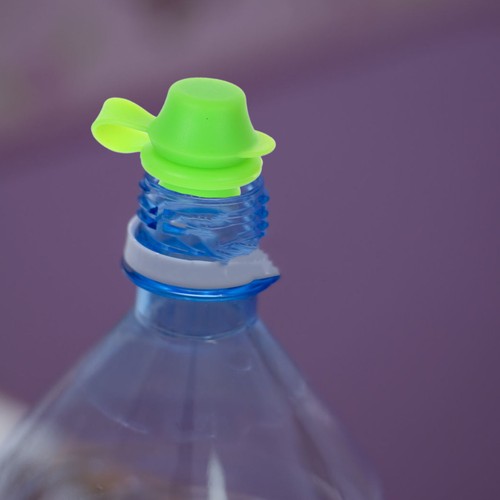 Soft silicone milk bottle - bottle, tops