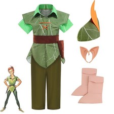 Kids Boys Peter Pan Cosplay Costume Outfit Party Fancy Dress Up Halloween Xmas🎃