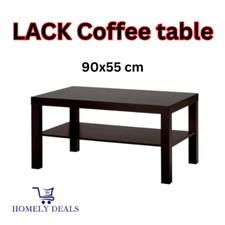 Ikea Lack 2 Tier Black-Brown