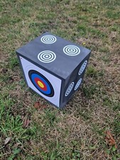 Archery block target cube - block,