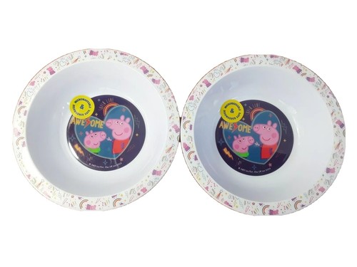 Peppa pig plastic childs bowl - plastic,