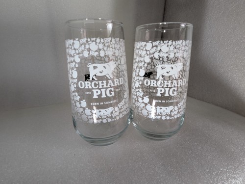 Orchard pig pint glass 2 - orchard,