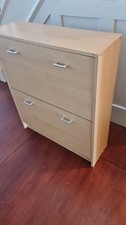 Shoes Draw Cabinet Cupboard Oak Wood Shoes Storage