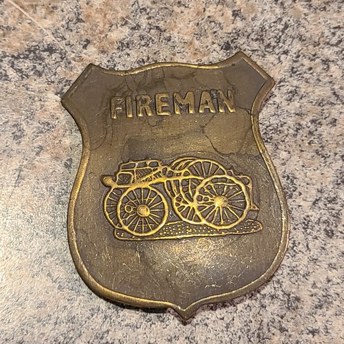 Fireman badge old west - fireman,