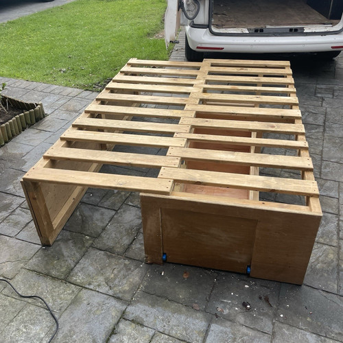 Single wooden bed frame - single,