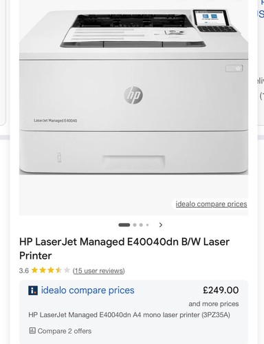 E40040dn laser mono a4 - lj,