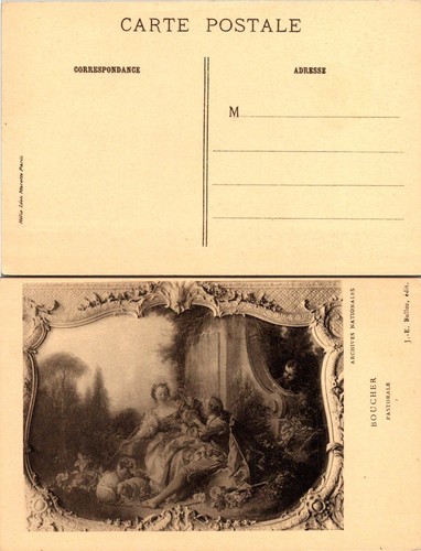Vintage french carte postale - vintage,