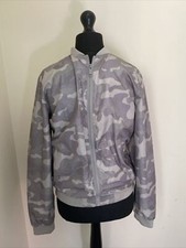 Men's Cedar Wood State Primark Grey Camouflage Ultra Lightweight Jacket Size S