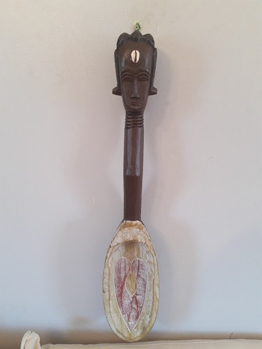 Wall hanging hand crafted wood - hanging,