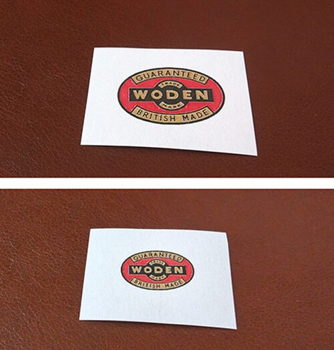 Woden trademark decal - woden,