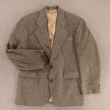 VTG Tweed Jacket S Black Beige
