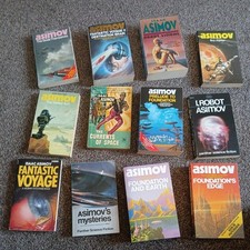 Job Lot x 12 Asimov foundation I robot fantastic voyage gods mysteries
