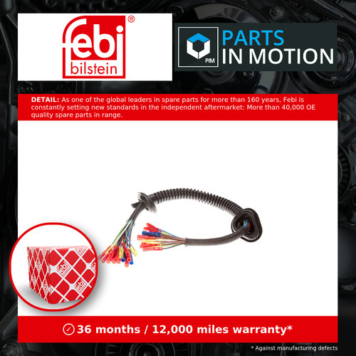 Boot lid cable repair set - set, fits