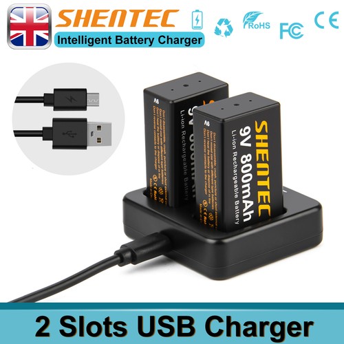 800mah rechargeable - 9v,