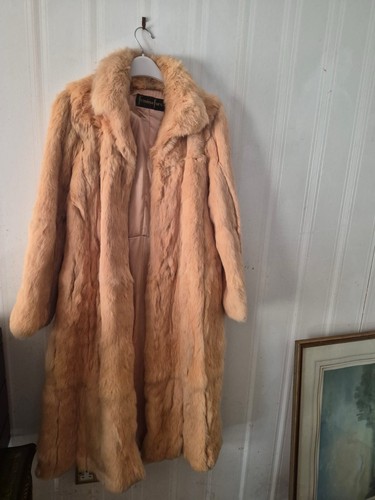 Rabbit fur vintage coat - fur,