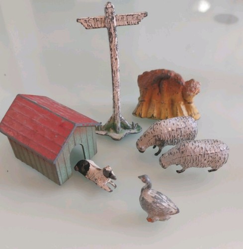 Vintage lead farm animals