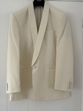 Moss Bros Evening Wear Cream Tuxedo/Diner Jacket 42R