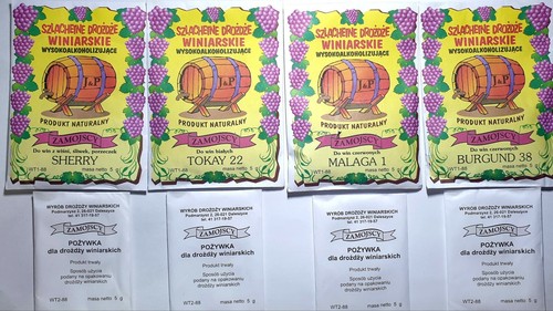Wine yeast zamojscy high - wine,