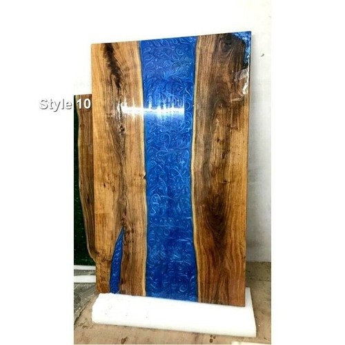Ocean resin epoxy river dining - ocean,