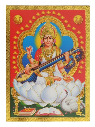 Gold foil embossed - hindu, god
