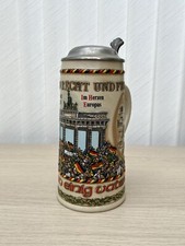 German Beer Stein Lid Einigkeit Und Recht Freiheit Deutschland Einig Vaterland