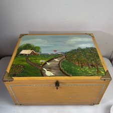 Vintage Tole Hand Painted