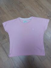Jack Wills Women's Pink Wide Neck Soft Pyjama Top UK Size 4 but would fit a 10.