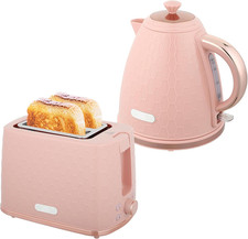 HOMCOM Kettle and Toaster Set