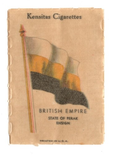 Kensitas silk cigarette card - card,