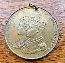 1937 british coronation medal - british,