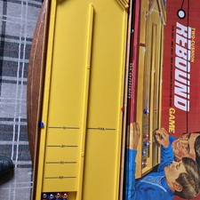 Ideal Rebound 1970 Two Cushion Shuffleboard Tabletop Action Game Vintage