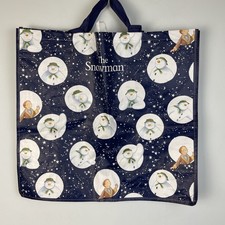New Tesco The Snowman Large Reusable Shopping Bag Christmas Shoulder/Hand Straps