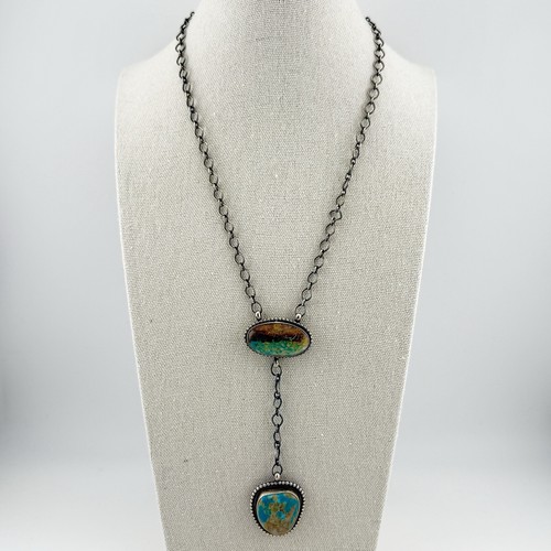 Navajo sterling silver boulder - navajo,