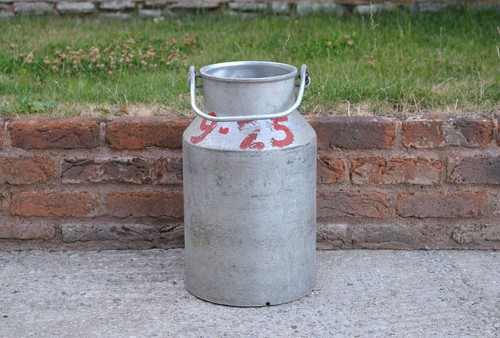 Vintage old cast aluminium