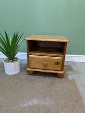 Vintage Solid Pine Bedside